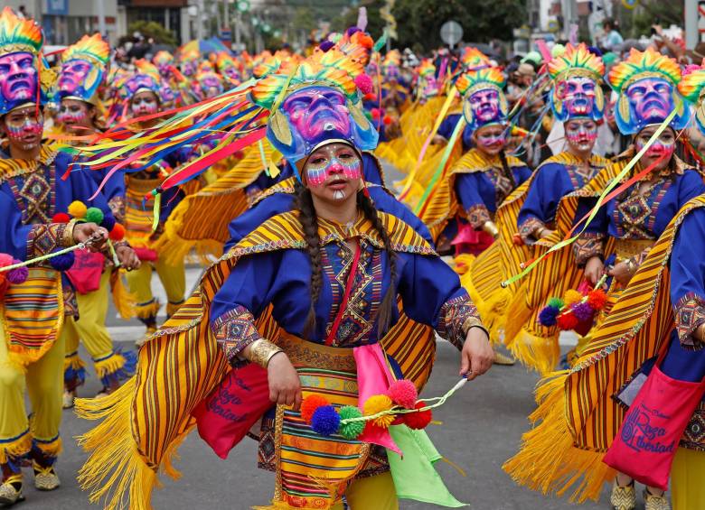 Imagenes del carnaval de negros y blancos en Pasto Nariño